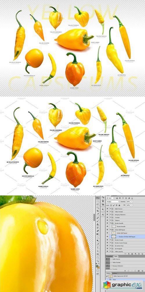 Yellow Capsicums