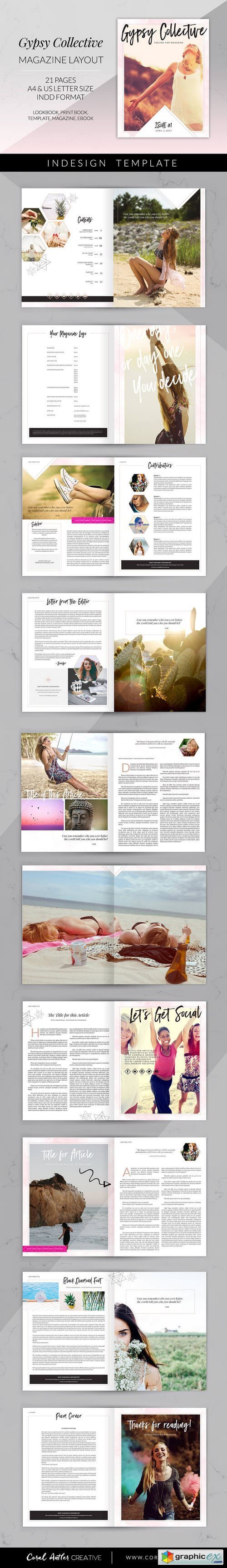 Gypsy Collective Magazine Layout
