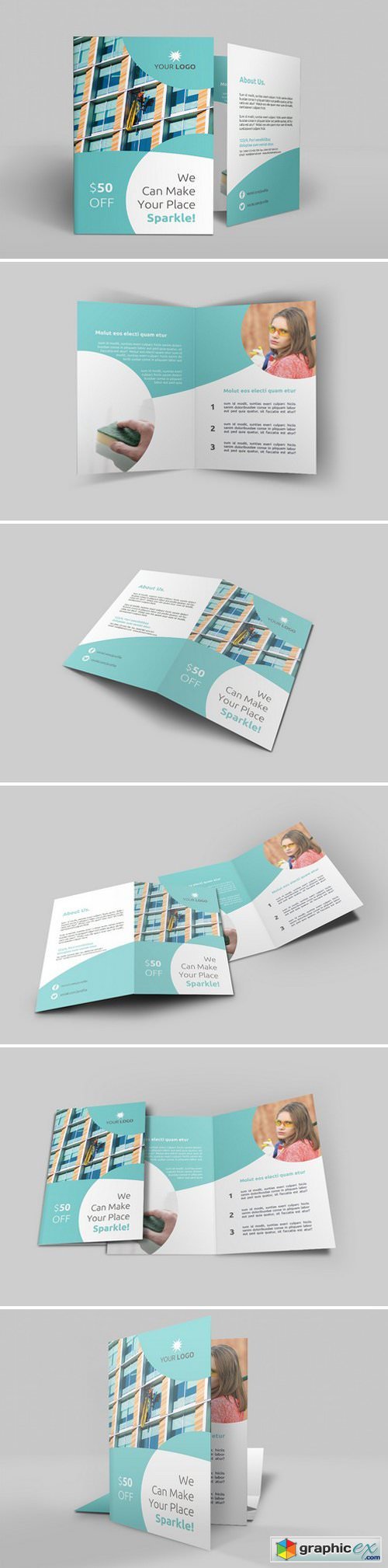 Cleaning Services Bi-Fold Brochure 1975372