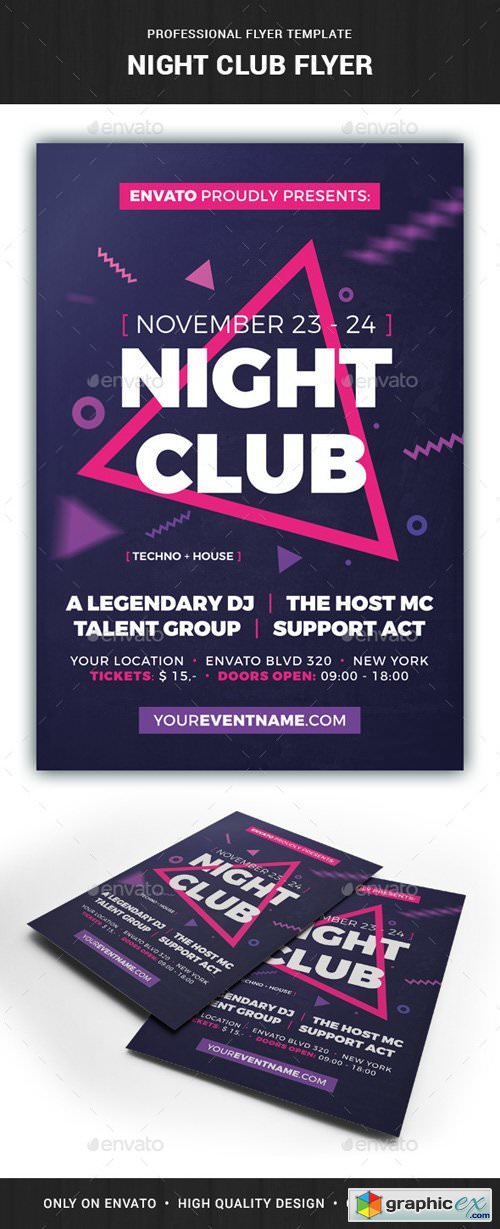Night Club Flyer Template 20952439