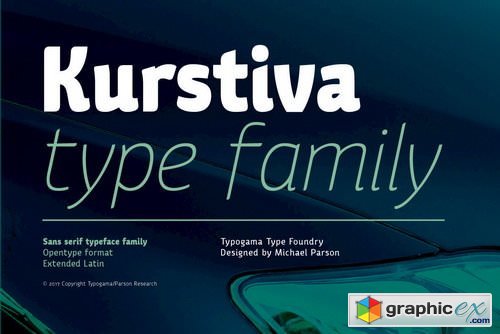 Kurstiva Font Family