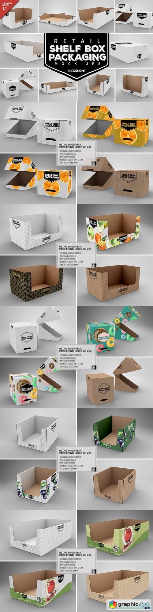 Retail Shelf Box Packaging MockUps1
