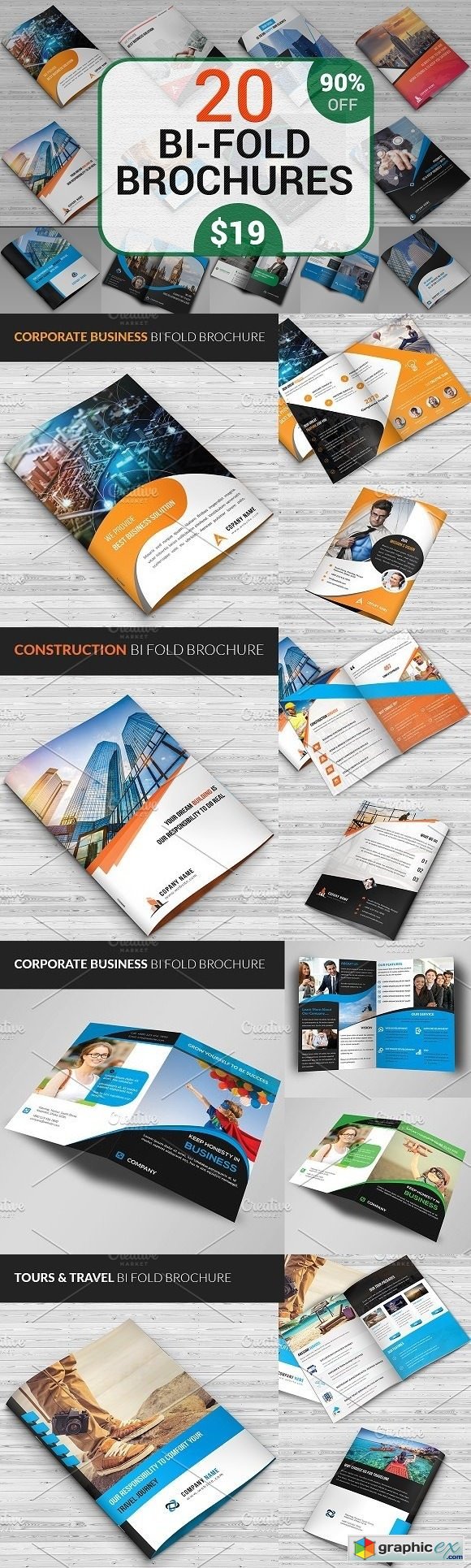20 Corporate Brochure Bundle 87% OFF
