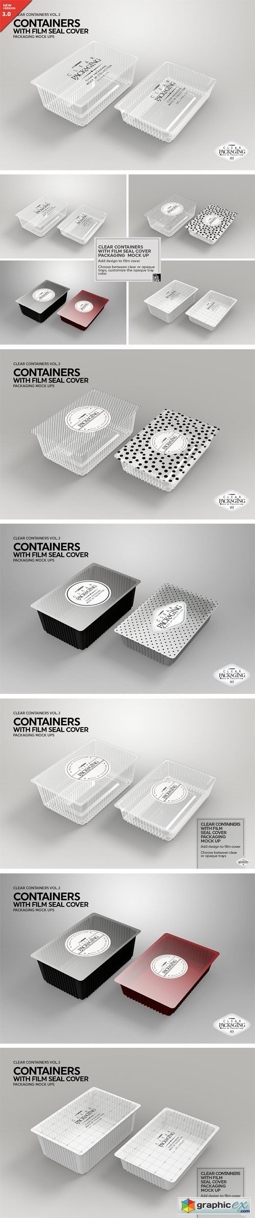 Clear Film Seal Container MockUp