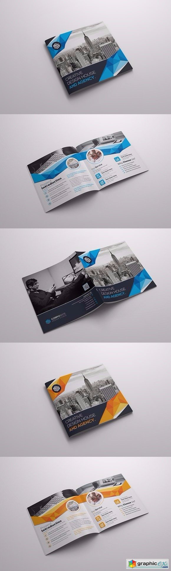 Square Bi-Fold Brochure 2048397