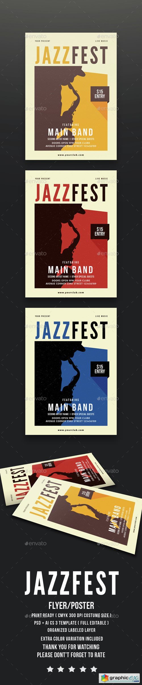 Jazz Festival Flyer 13971586