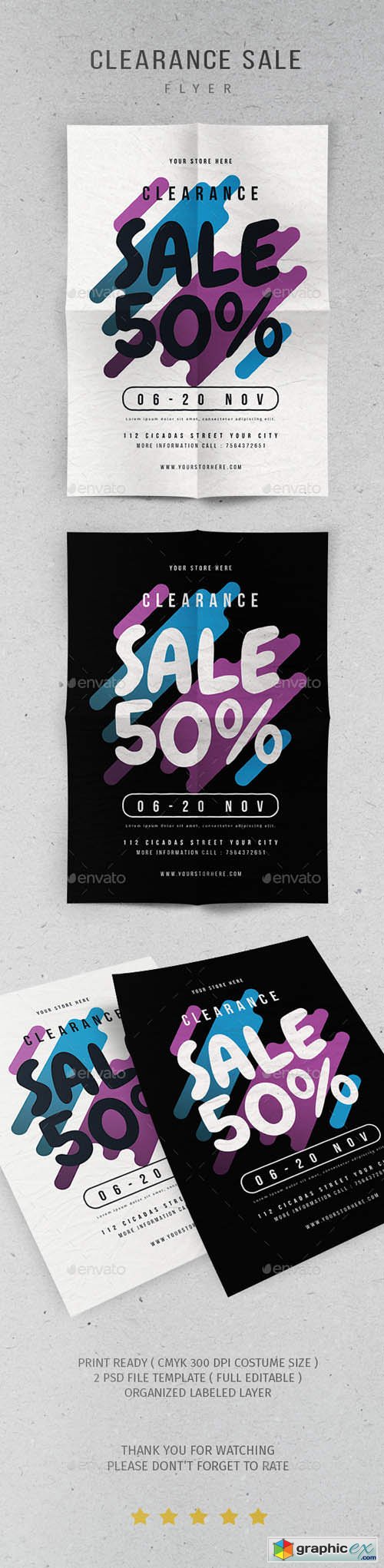 Clearance Sale Flyer