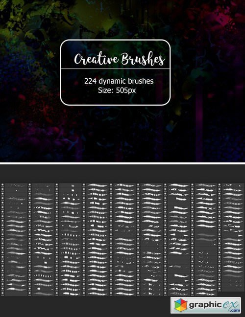 224 Dynamic Creative Brushes