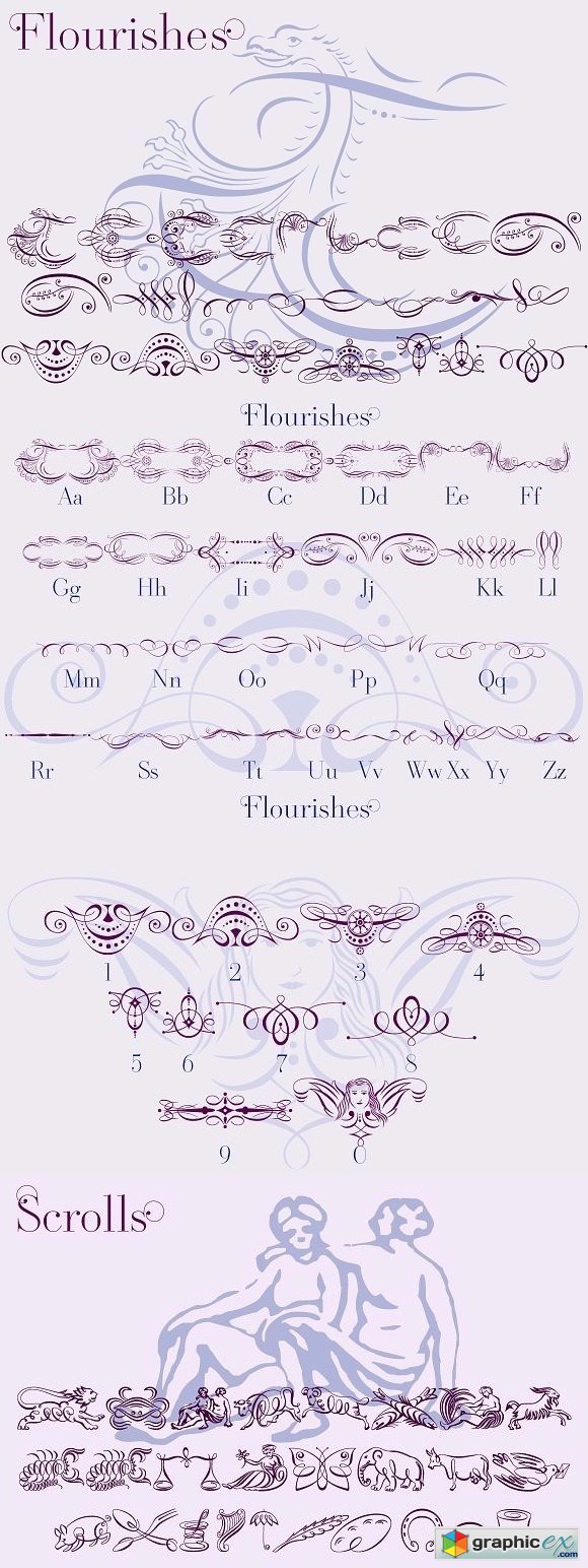 Scrolls and Flourishes