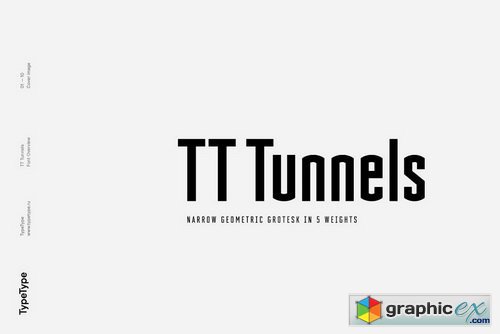 TT Tunnels Font Family