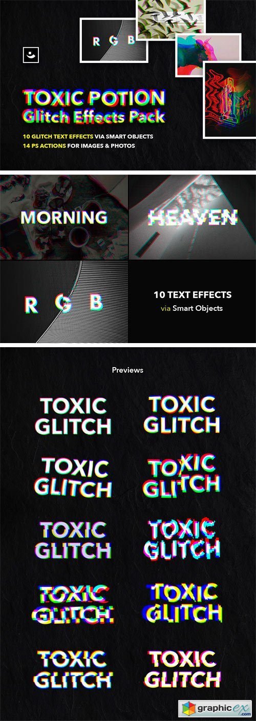 Toxic Potion Glitch Effects Pack