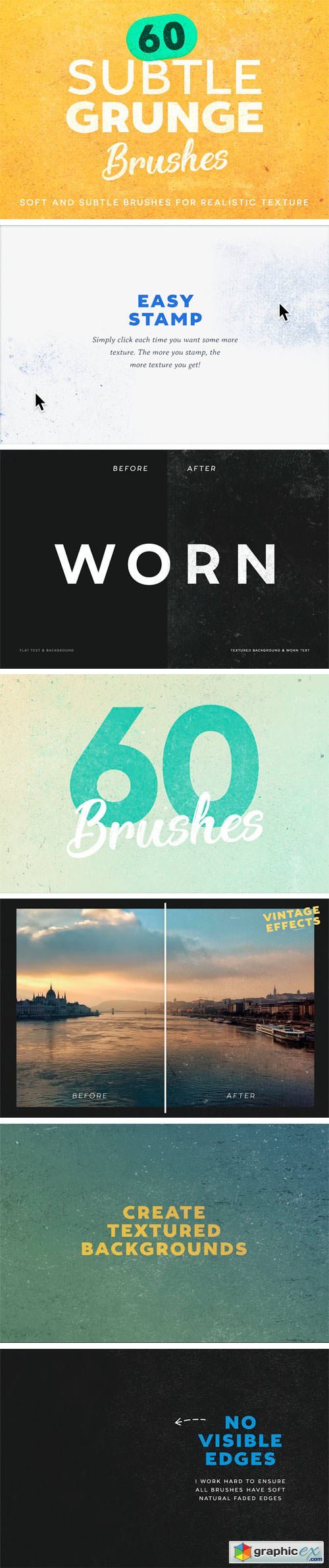 60 Subtle Grunge Brushes