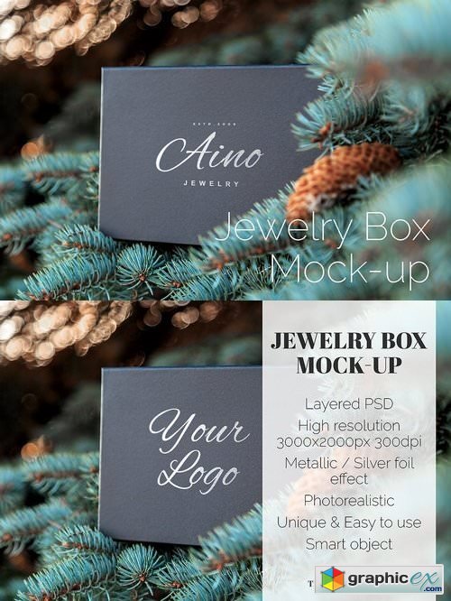 Jewelry Box Mock-up 1432294