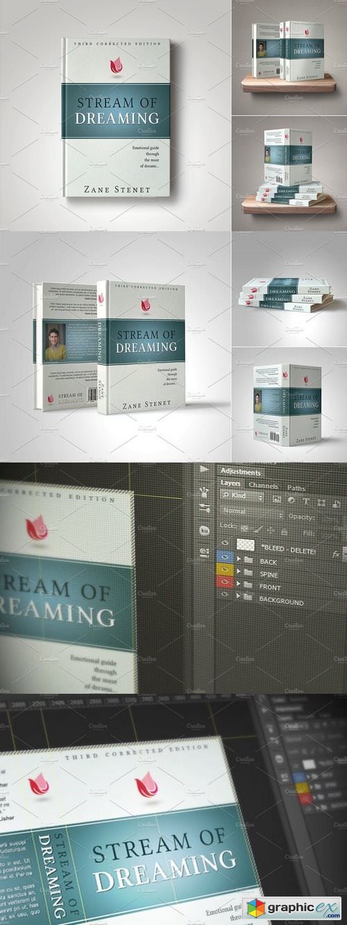 Stream Of Dreaming Book Cover Template 16