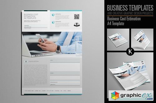 Business Cost Estimation A4 Template