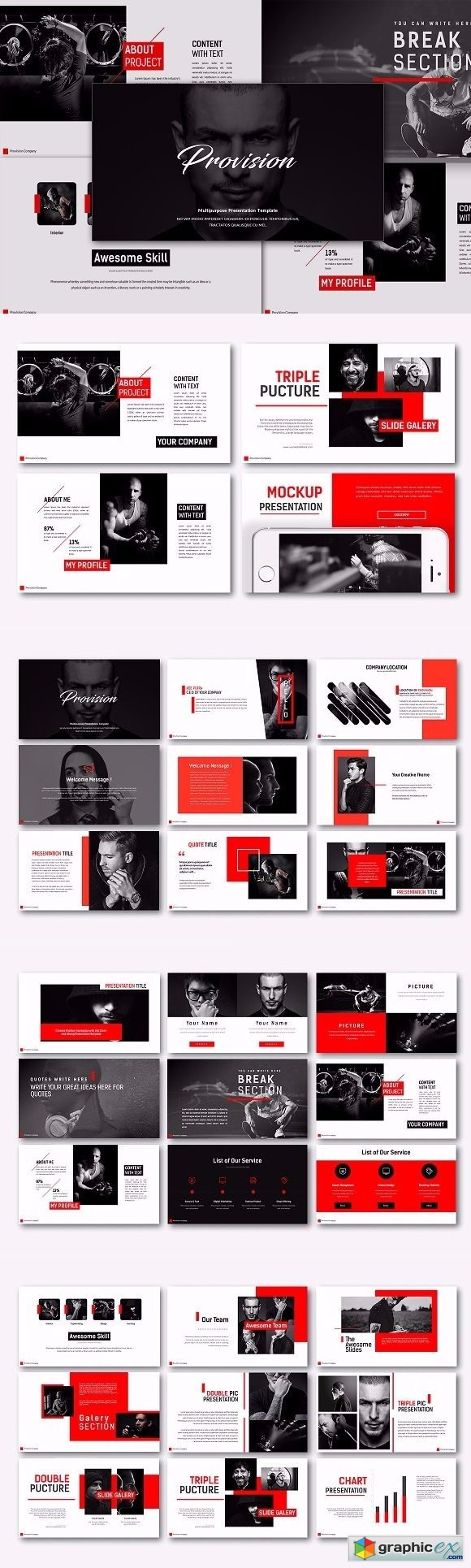 Provision Powerpoint Template