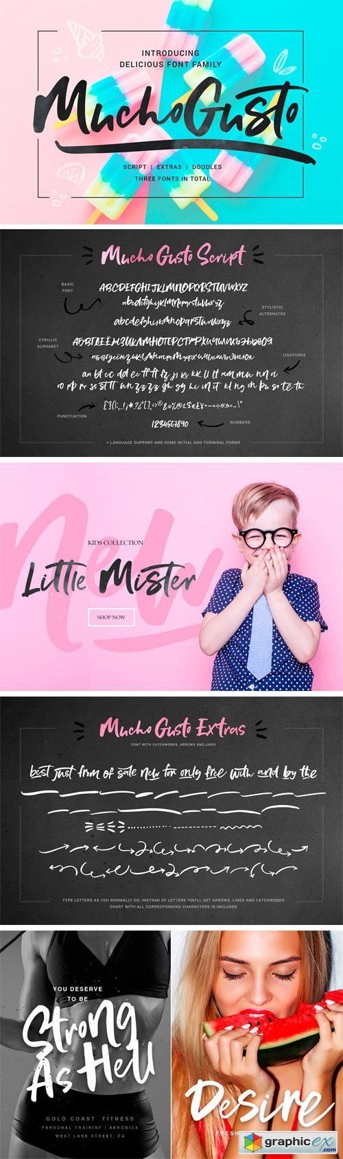 Mucho Gusto Font Family