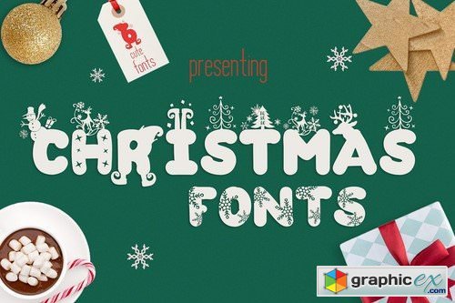 The Christmas Fonts Bundle