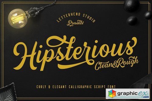 Hipsterious Typeface - 40% OFF