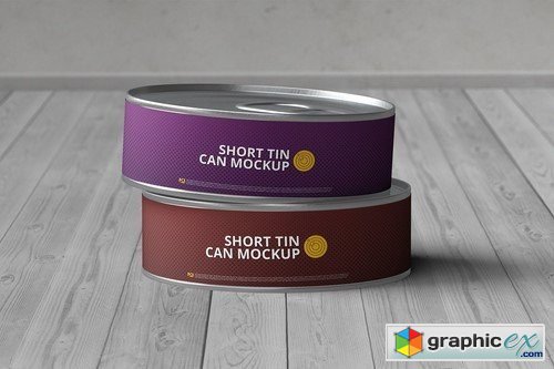 Short Tin Can Mock-Up