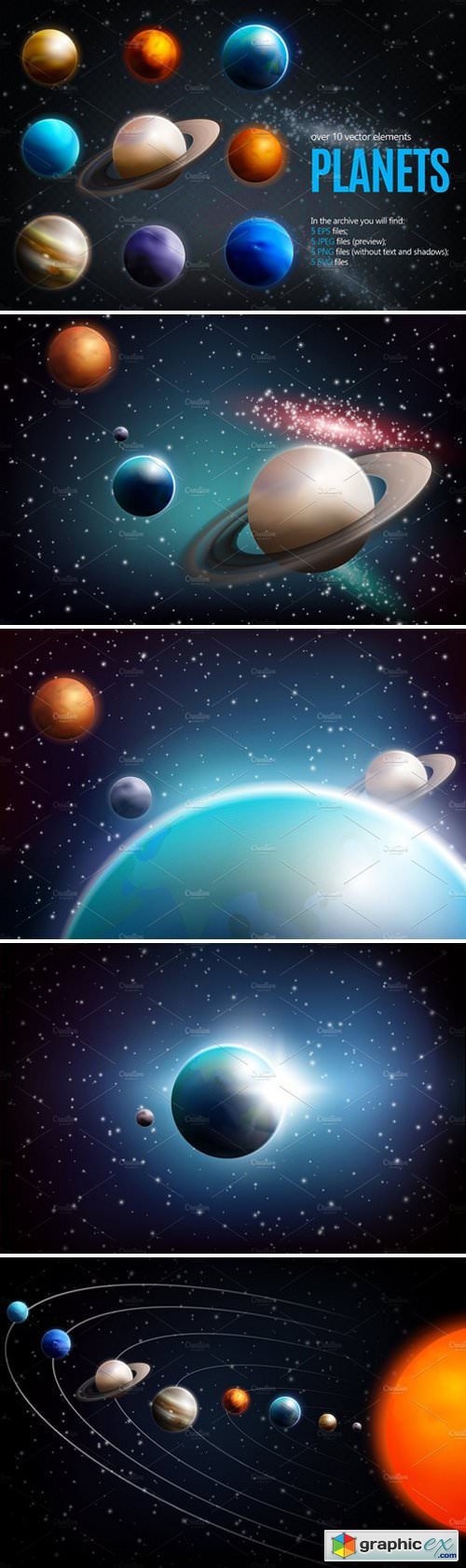 Sale! Planets Realistic Set