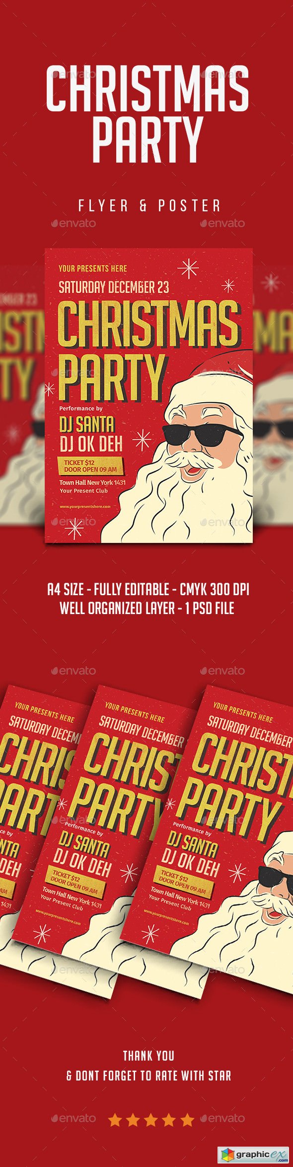 Christmas Party Flyer 21002542