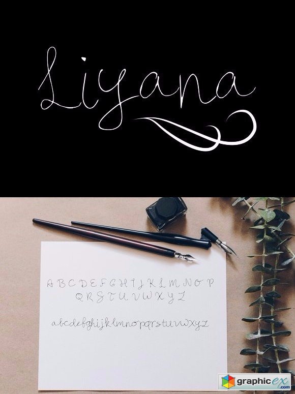 Liyana Handwritten Script Font