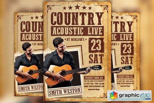 Country Acoustic Night Flyer
