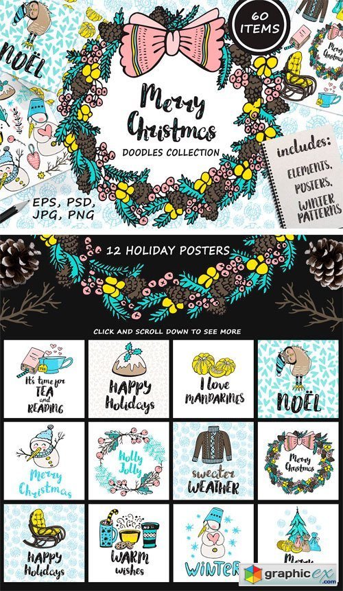 Christmas Doodles Collection