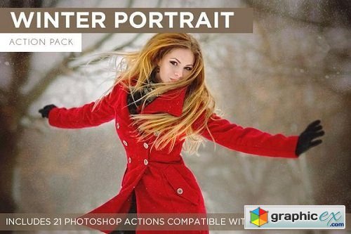 BP4U Winter Portrait Action Pack