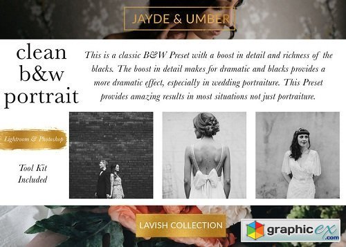 JAYDE & UMBER - LAVISH Entire Collection for Lightroom & ACR