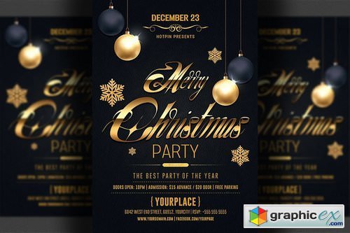 Classy Christmas Flyer Template