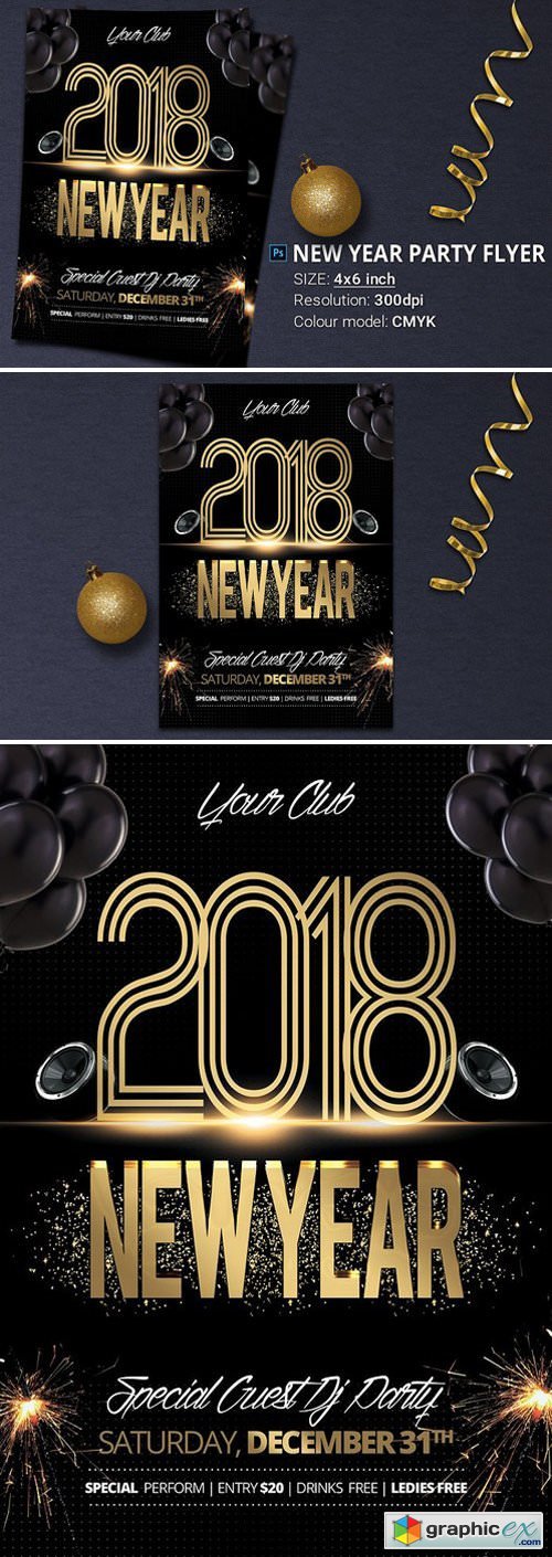 New Year Party Flyer 2022369