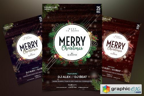 Merry Christmas 2018 - PSD Flyer