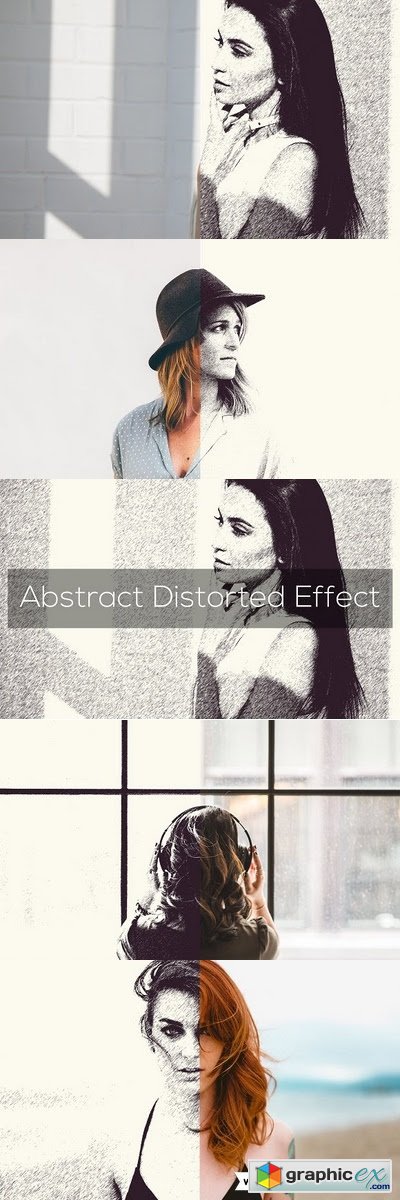 Abstract Distorted Effect