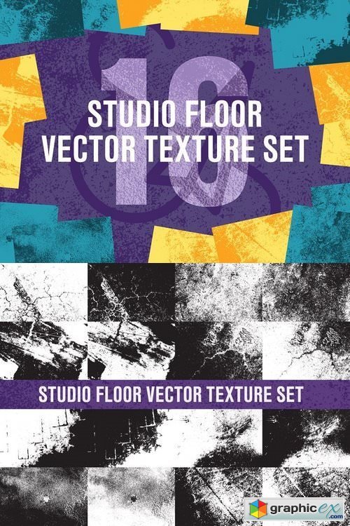 Studio Floor Vector Texture Set