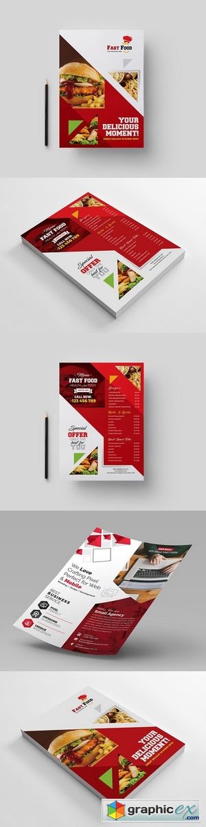 Fast food Both Side Flyer