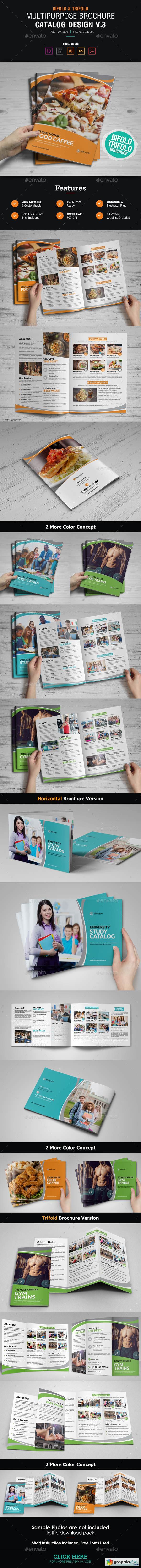 Multipurpose Brochure Catalog Design v3