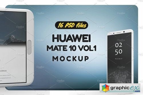 Huawei Mate 10 Vol1 Mockup