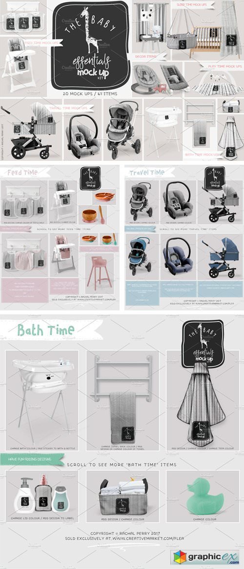 The Baby Essentials Mock Up Kit