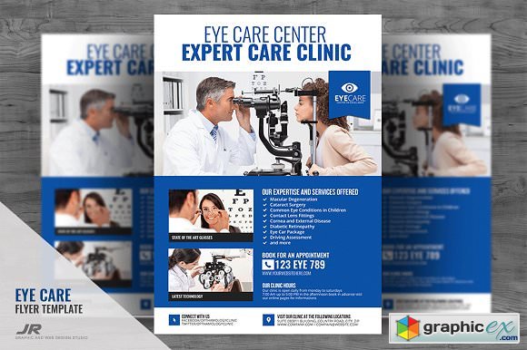 Eye Care Ophthalmology Center Flyer
