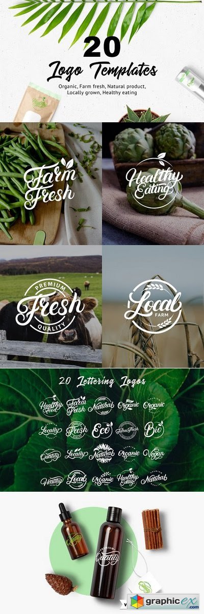 20 Organic and Natural Logos