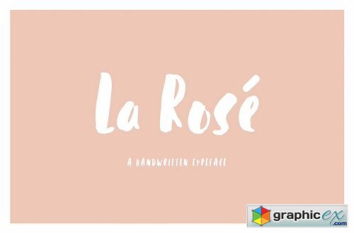 La Rose Typeface