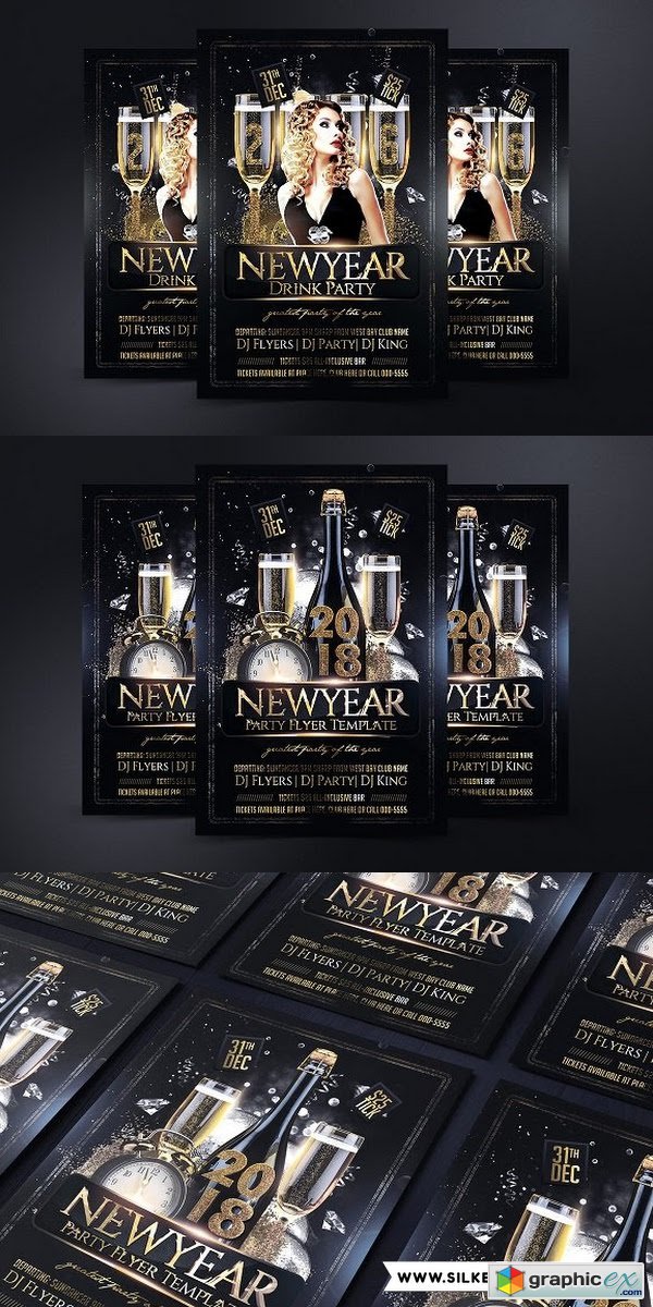 New Year Party Flyer 2106864