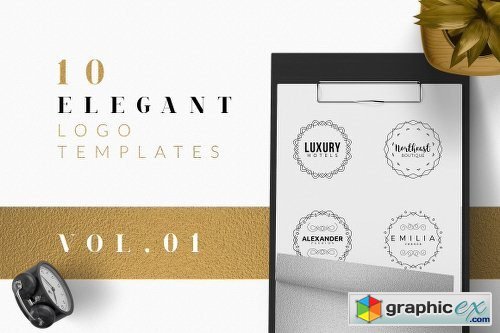 10 Elegant Logo Templates Vol.01
