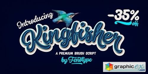 Kingfisher Font Family - 8 Fonts