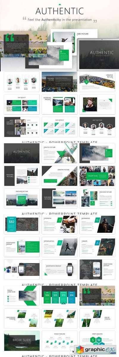 Authentic - Powerpoint Template