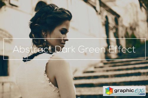 Abstract Dark Green Effect