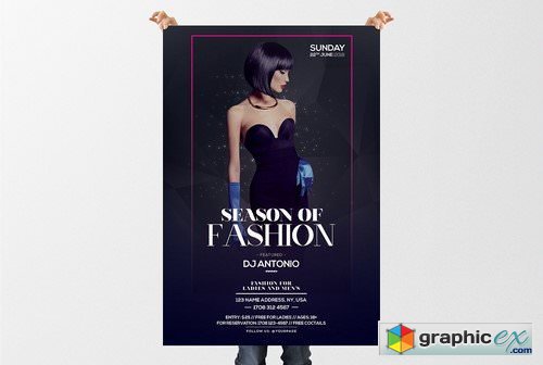 Season of Fashion - PSD Flyer