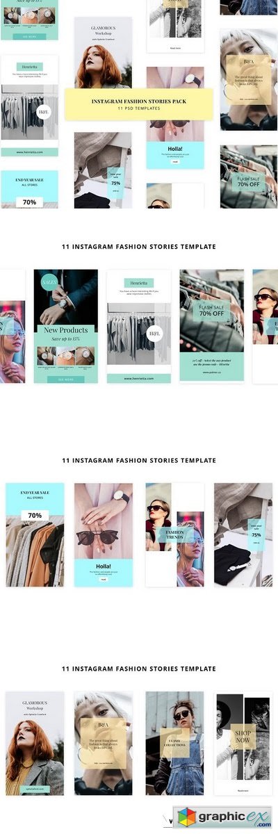 Instagram Fashion Stories Pack
